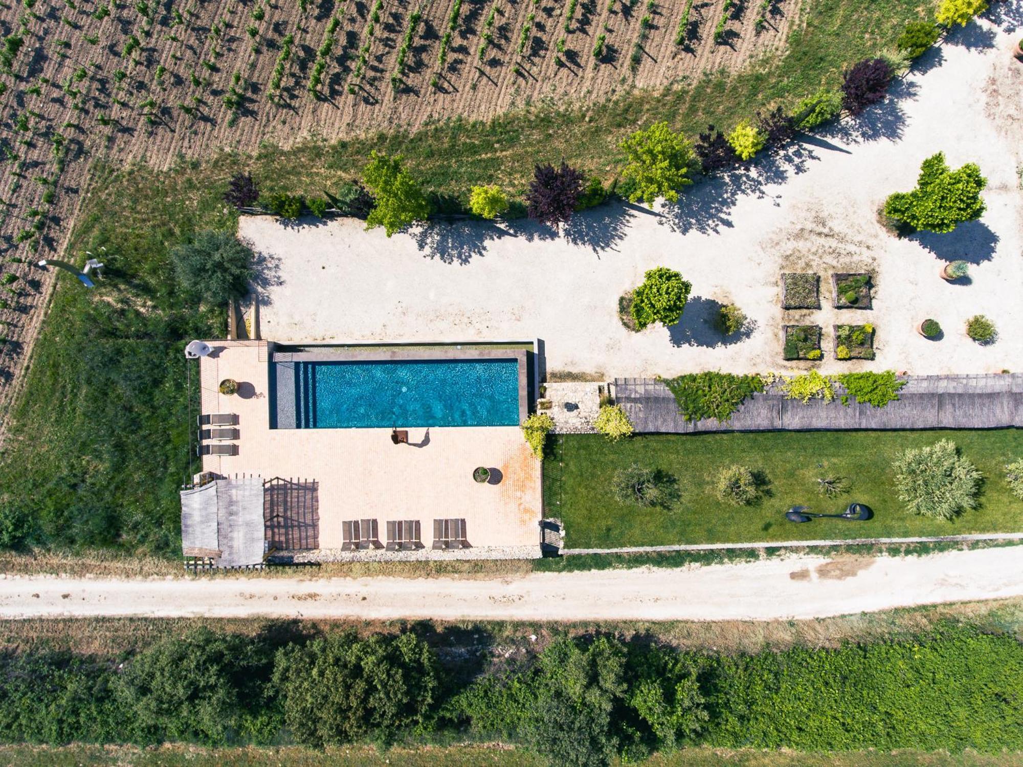 Ferienwohnung Domaine Des Peyre Robion en Luberon Exterior foto